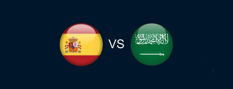 تشكيل السعودية وإسبانيا اليوم