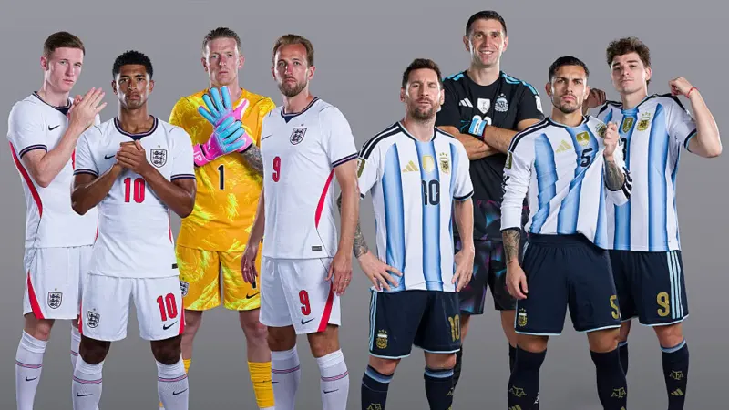 England and Argentina